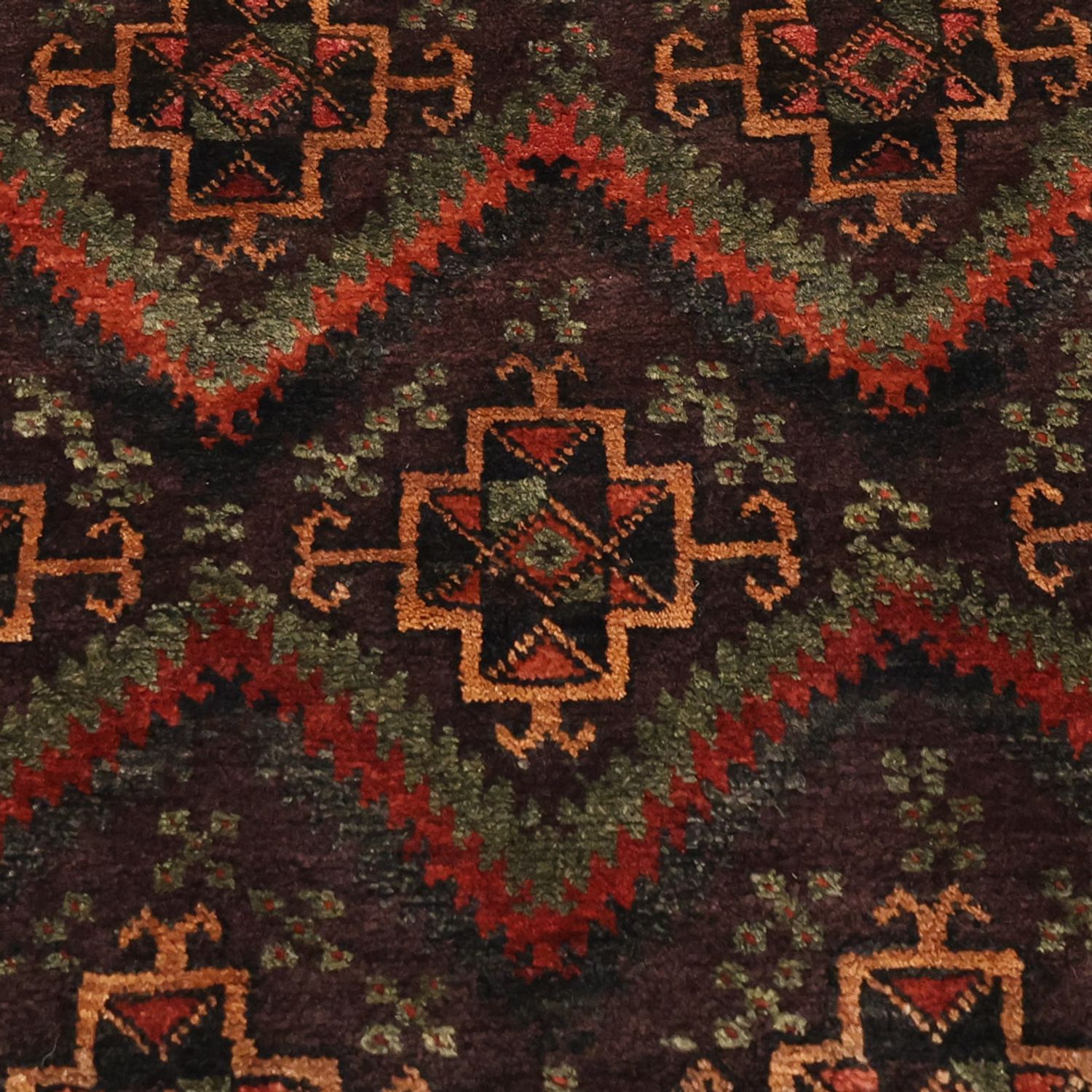 Runner Belutsch Rug - 294 x 141 cm - dark beige