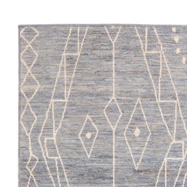 Berber Rug - 208 x 148 cm - sea blue