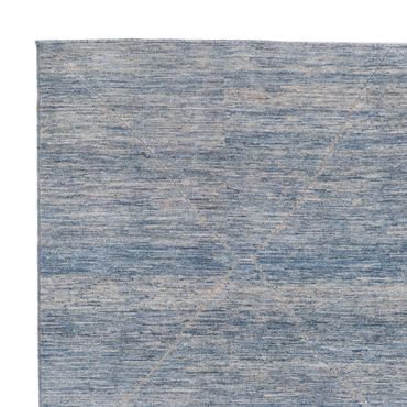 Berber Rug - 298 x 258 cm - sea blue