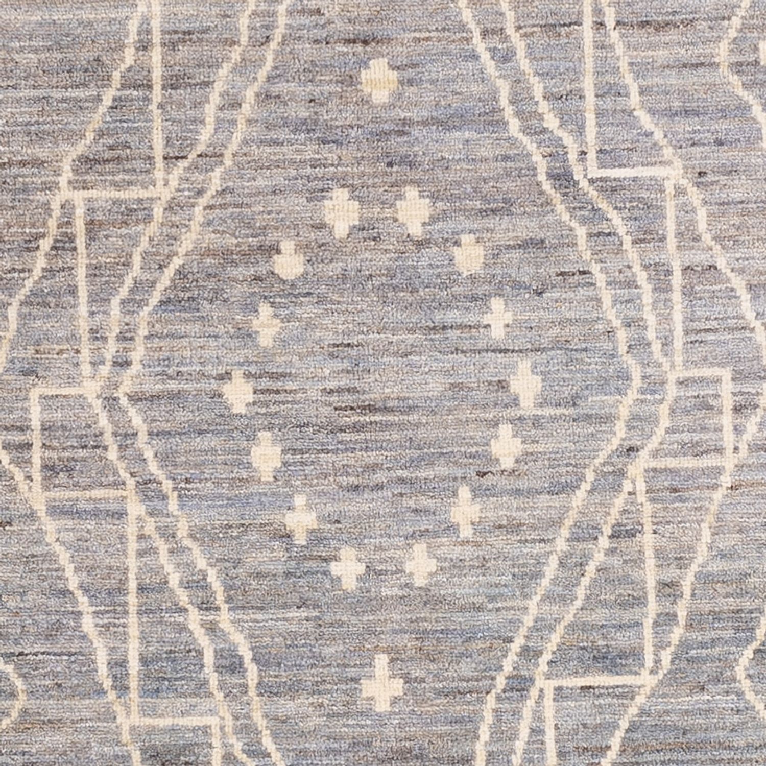 Berber Rug - 198 x 156 cm - sea blue