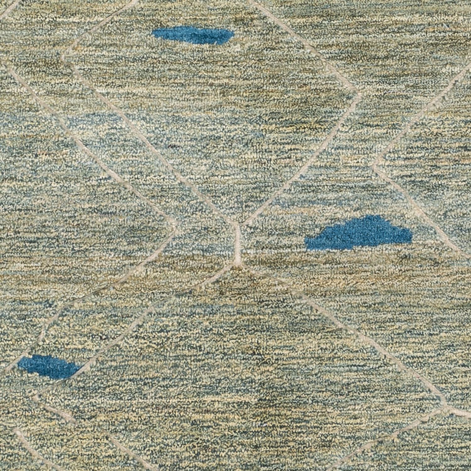 Berber Rug - 199 x 160 cm - light green