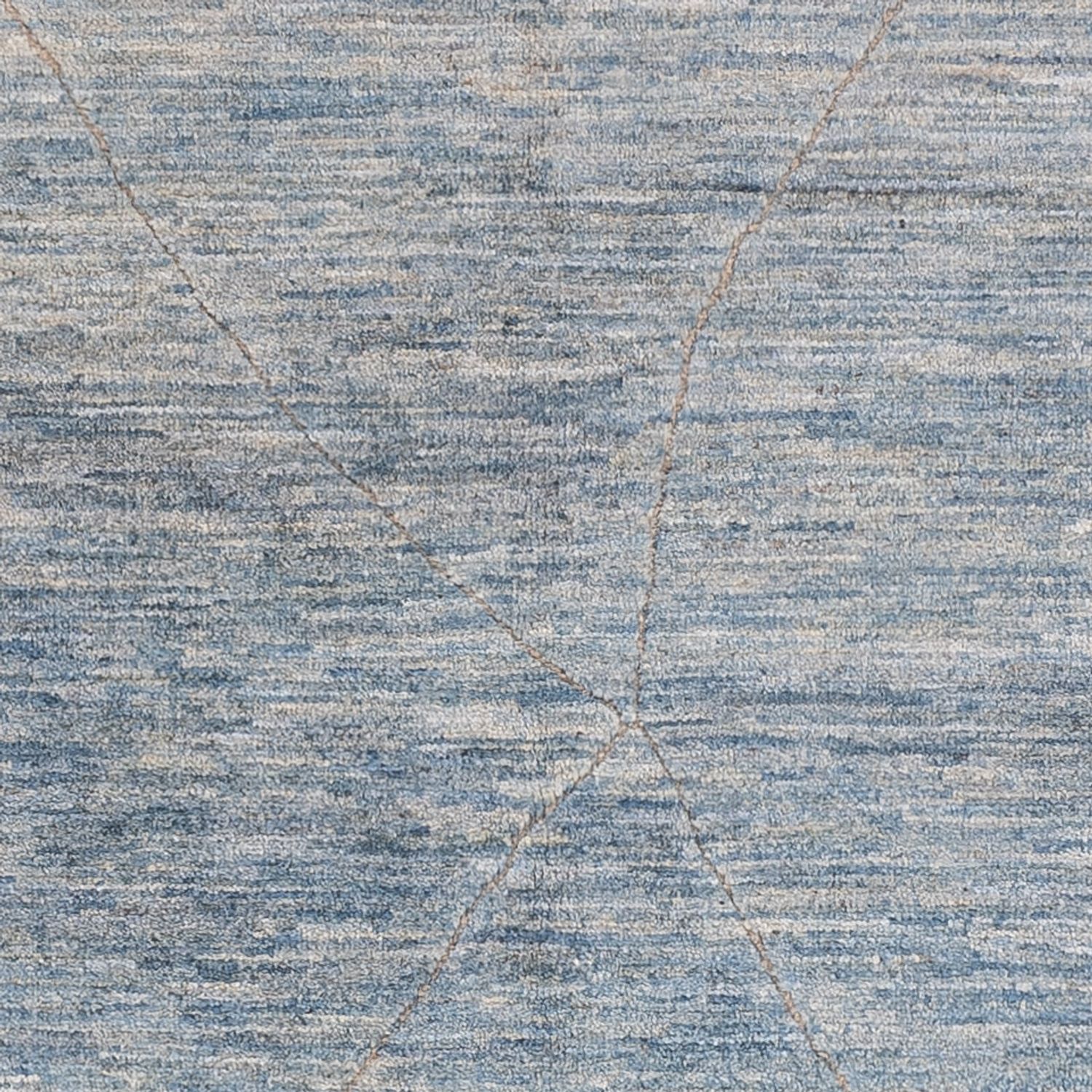 Berber Rug - 196 x 154 cm - sea blue