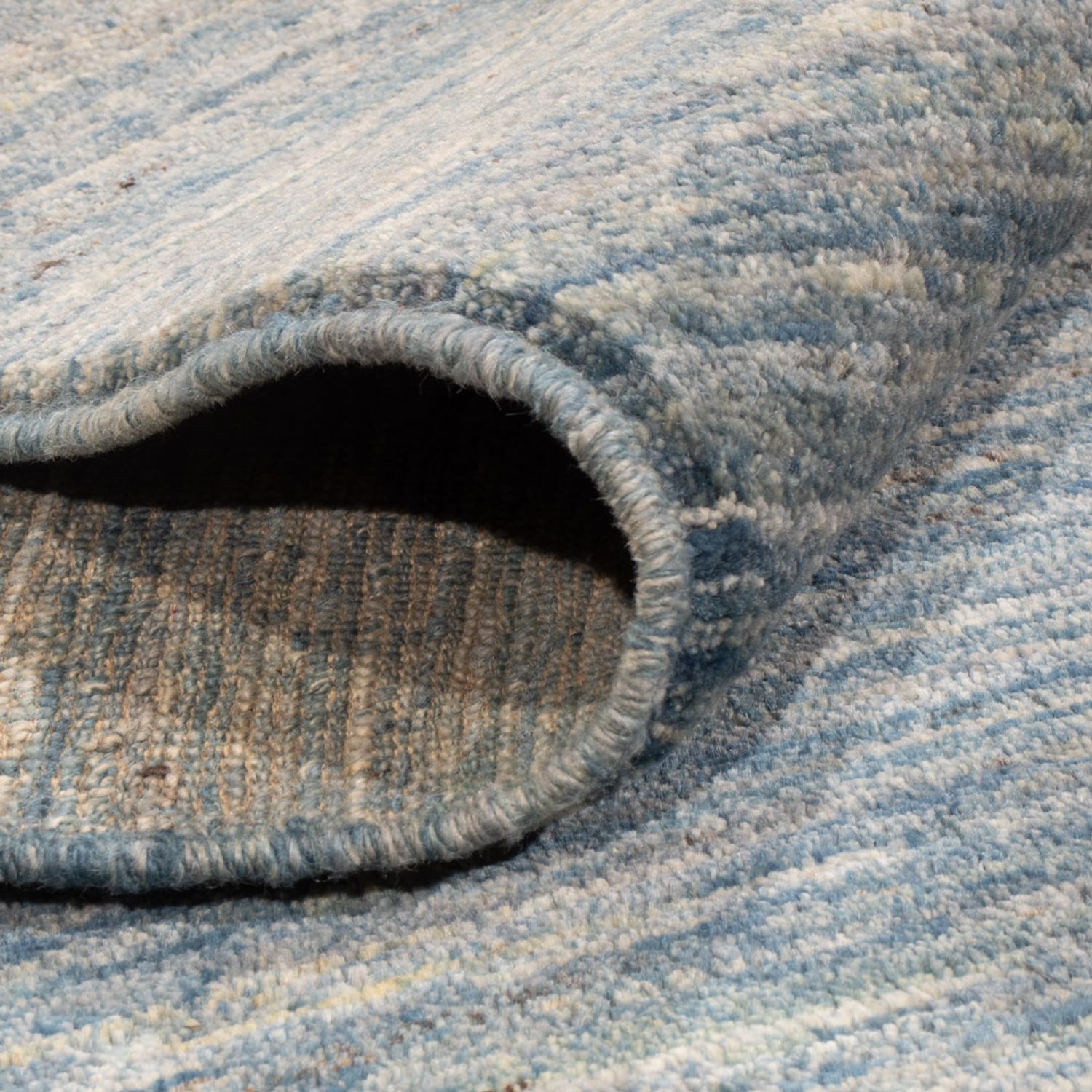 Berber Rug - 242 x 172 cm - sea blue