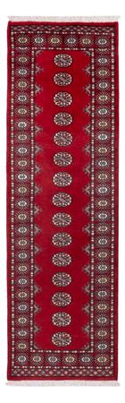 Runner Pakistani Rug - 255 x 77 cm - red