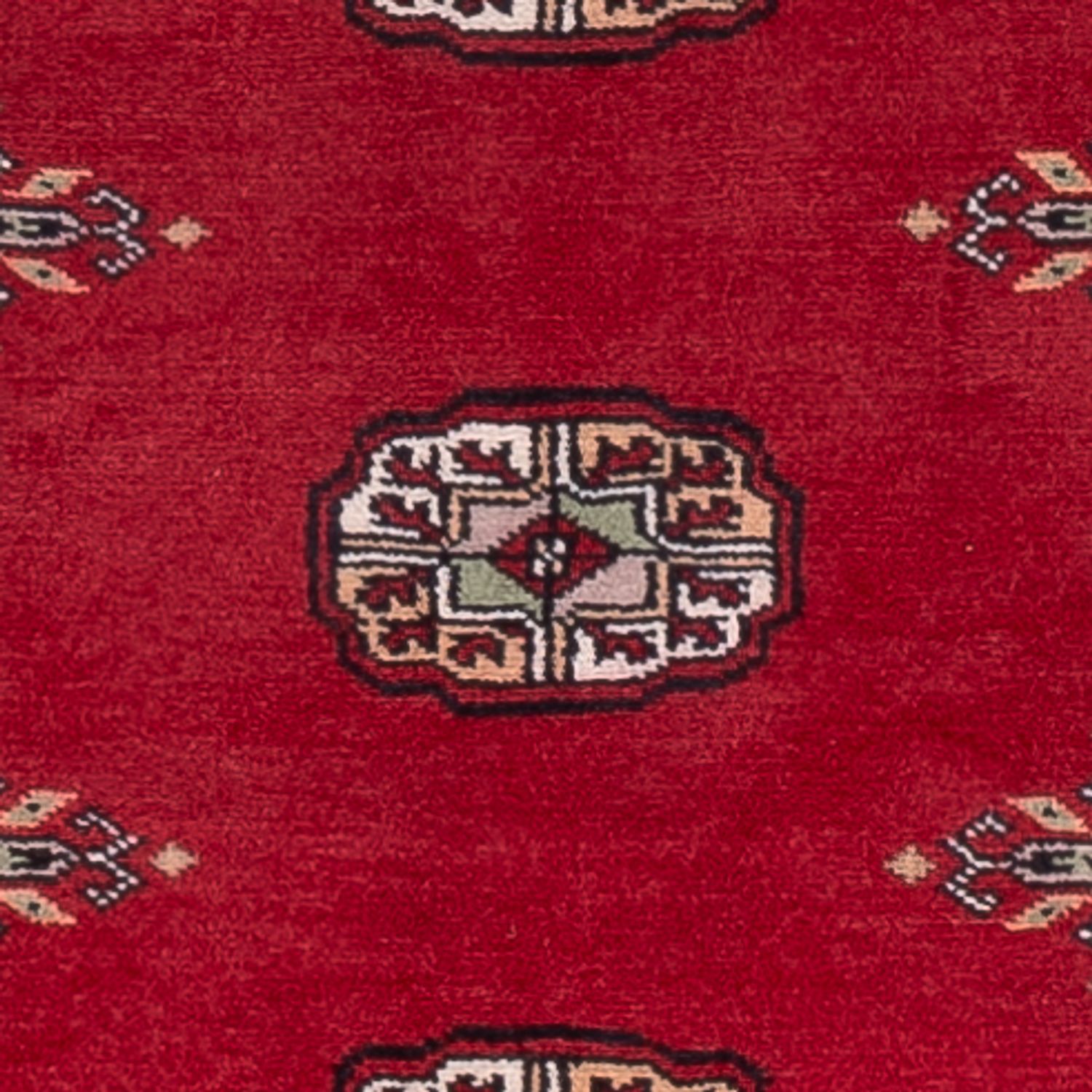 Runner Pakistani Rug - 242 x 76 cm - red