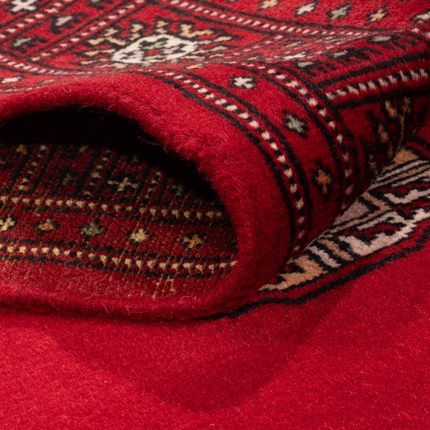 Runner Pakistani Rug - 242 x 76 cm - red