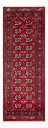Runner Pakistani Rug - 224 x 80 cm - red