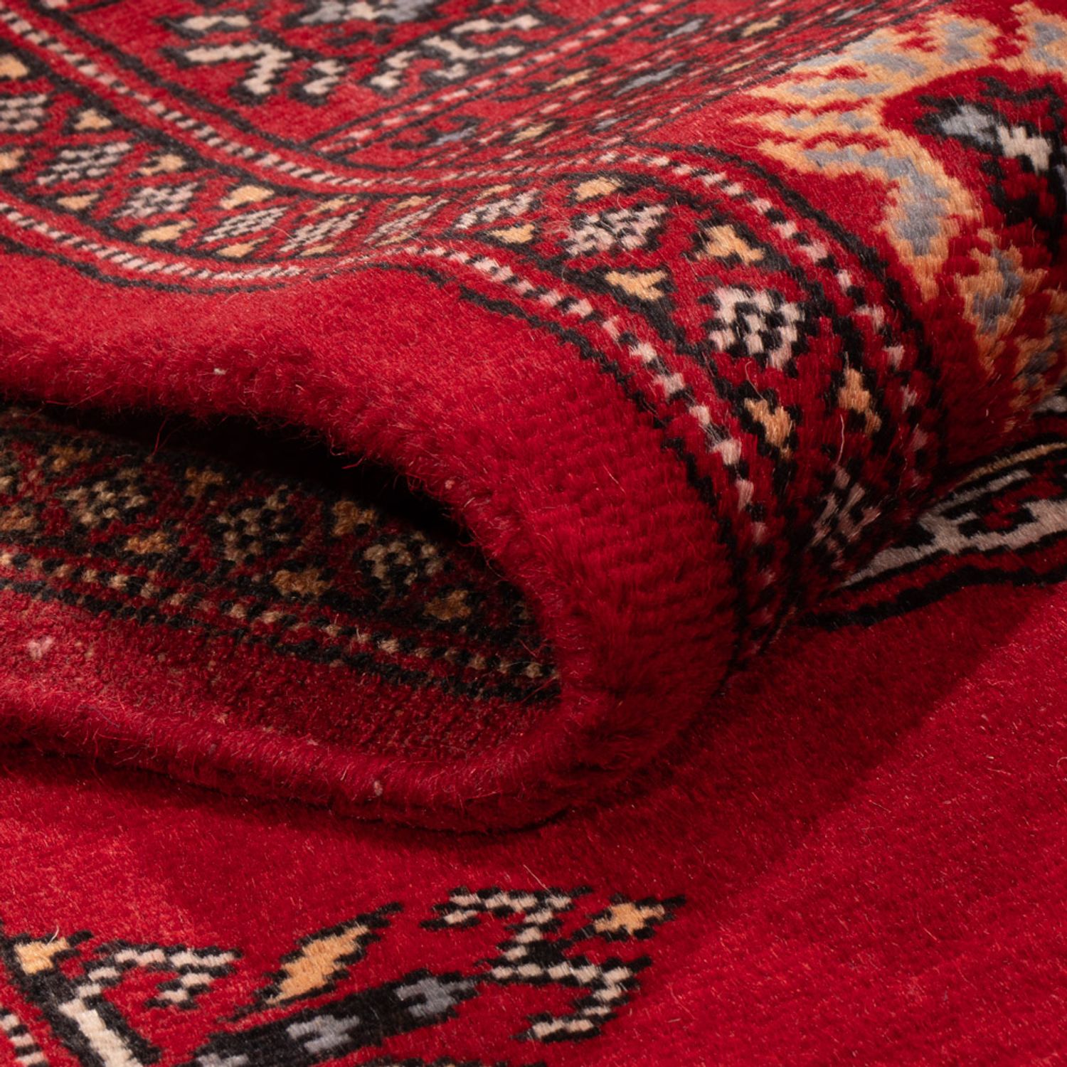 Runner Pakistani Rug - 259 x 80 cm - red