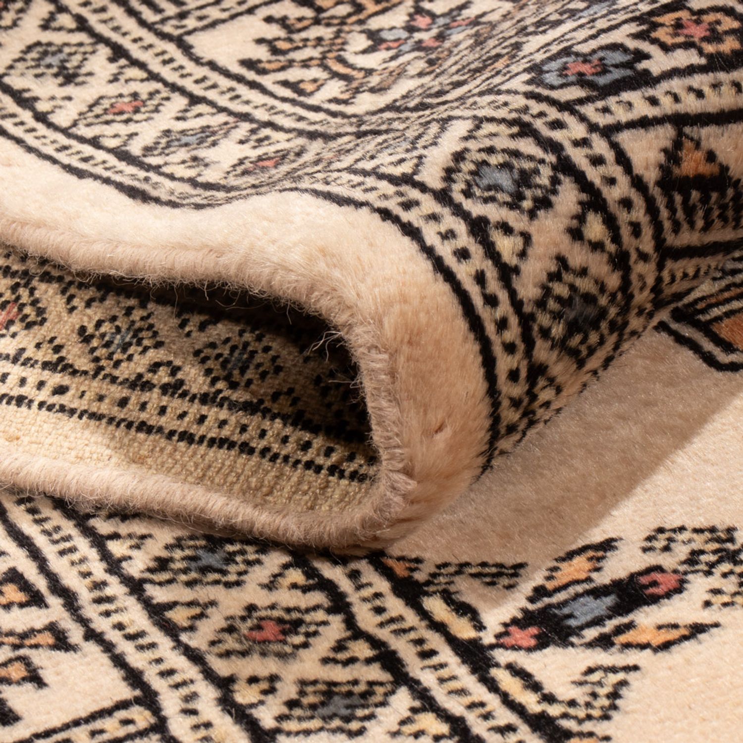 Runner Pakistani Rug - 244 x 77 cm - beige