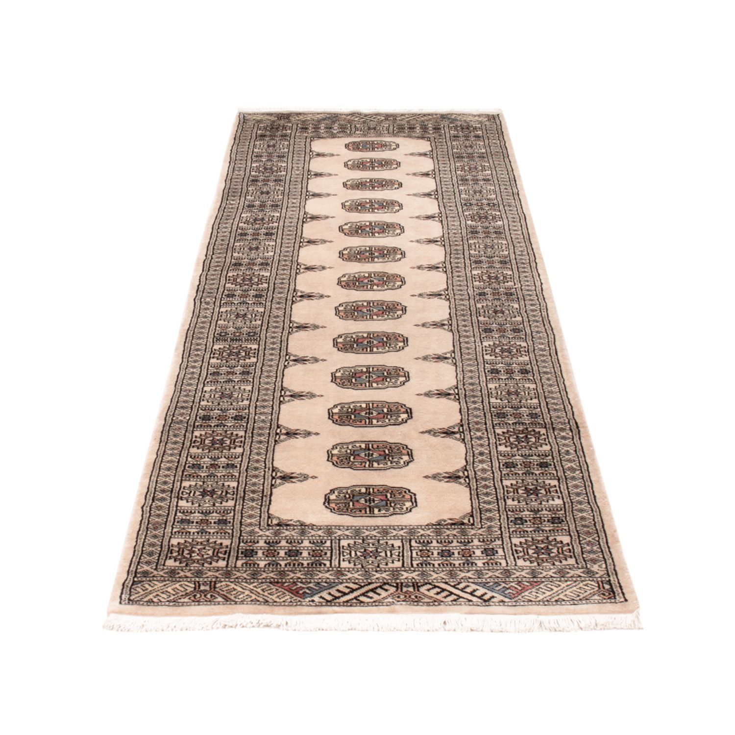 Runner Pakistani Rug - 244 x 77 cm - beige