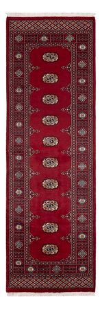 Runner Pakistani Rug - 241 x 77 cm - red