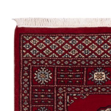 Runner Pakistani Rug - 241 x 77 cm - red