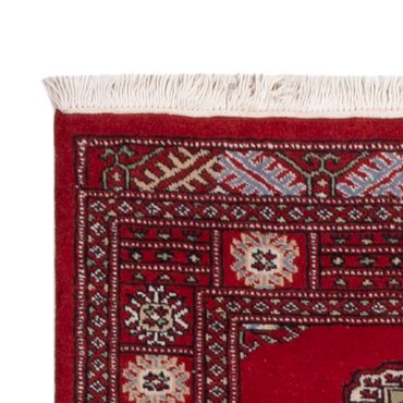 Runner Pakistani Rug - 236 x 77 cm - red
