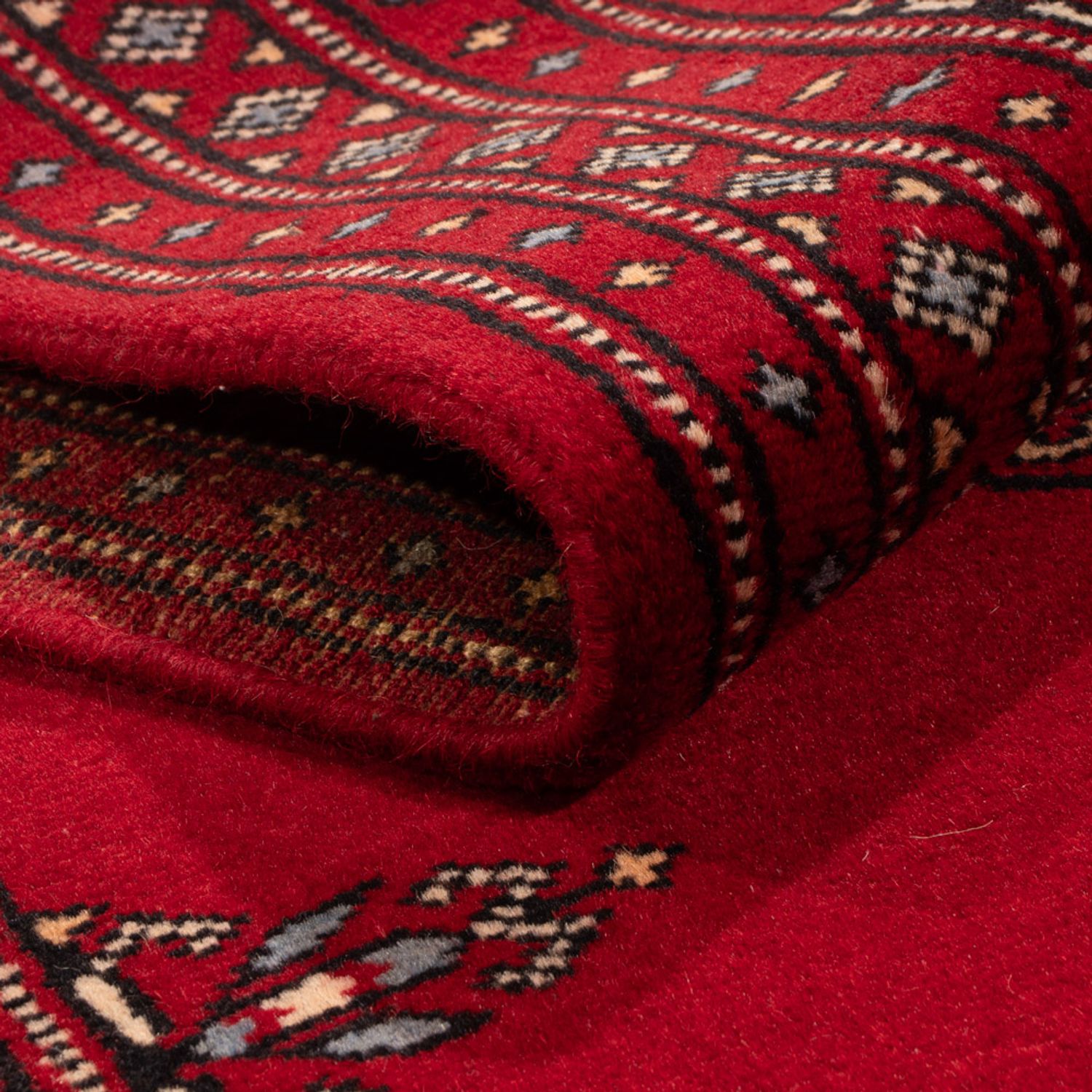 Runner Pakistani Rug - 262 x 77 cm - red