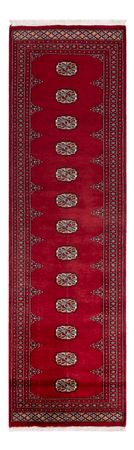 Runner Pakistani Rug - 262 x 77 cm - red