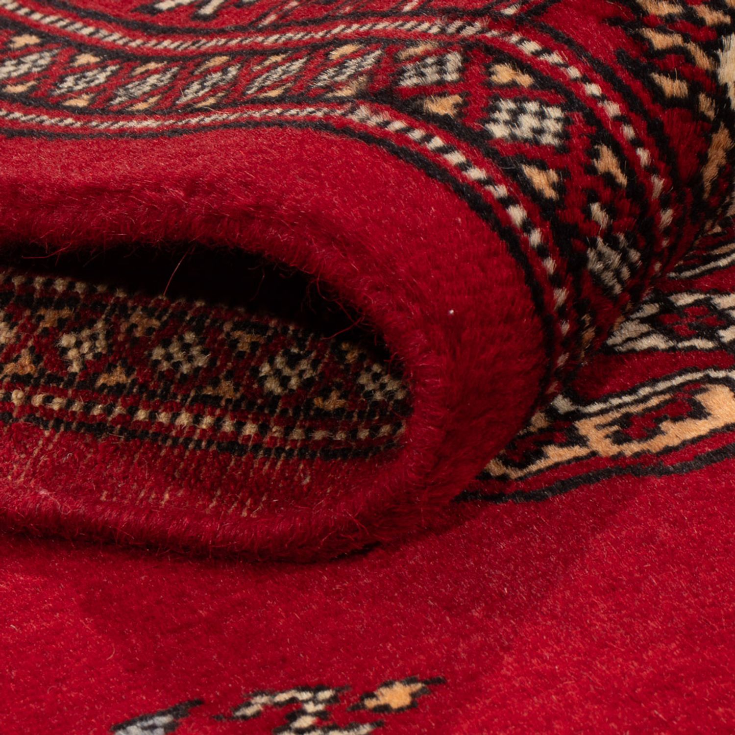 Runner Pakistani Rug - 239 x 79 cm - red