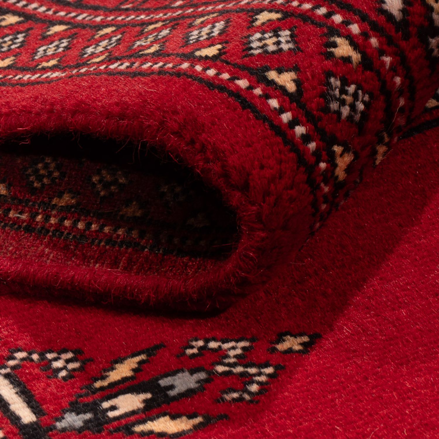 Runner Pakistani Rug - 247 x 77 cm - red
