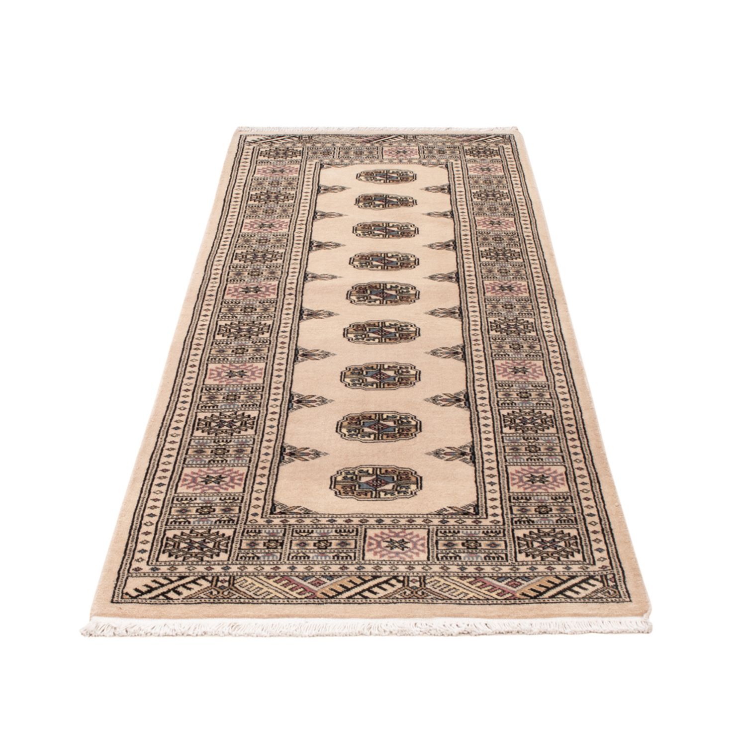 Runner Pakistani Rug - 206 x 75 cm - beige
