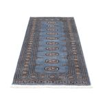 Runner Pakistani Rug - 196 x 77 cm - blue