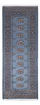 Runner Pakistani Rug - 197 x 77 cm - blue