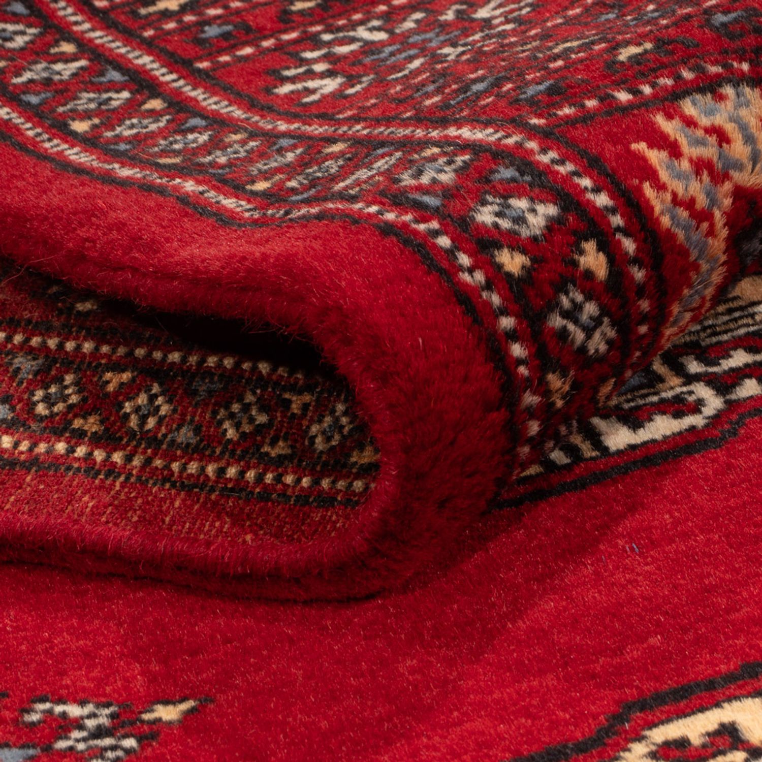 Runner Pakistani Rug - 200 x 79 cm - red