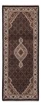 Runner Oriental Rug - Tabriz - 204 x 80 cm - dark beige