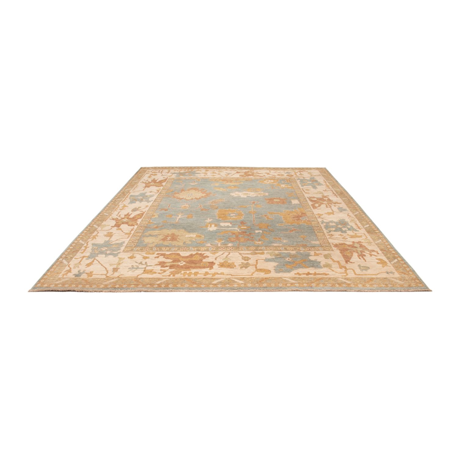 Ziegler Rug - Usak - 306 x 245 cm - turquoise