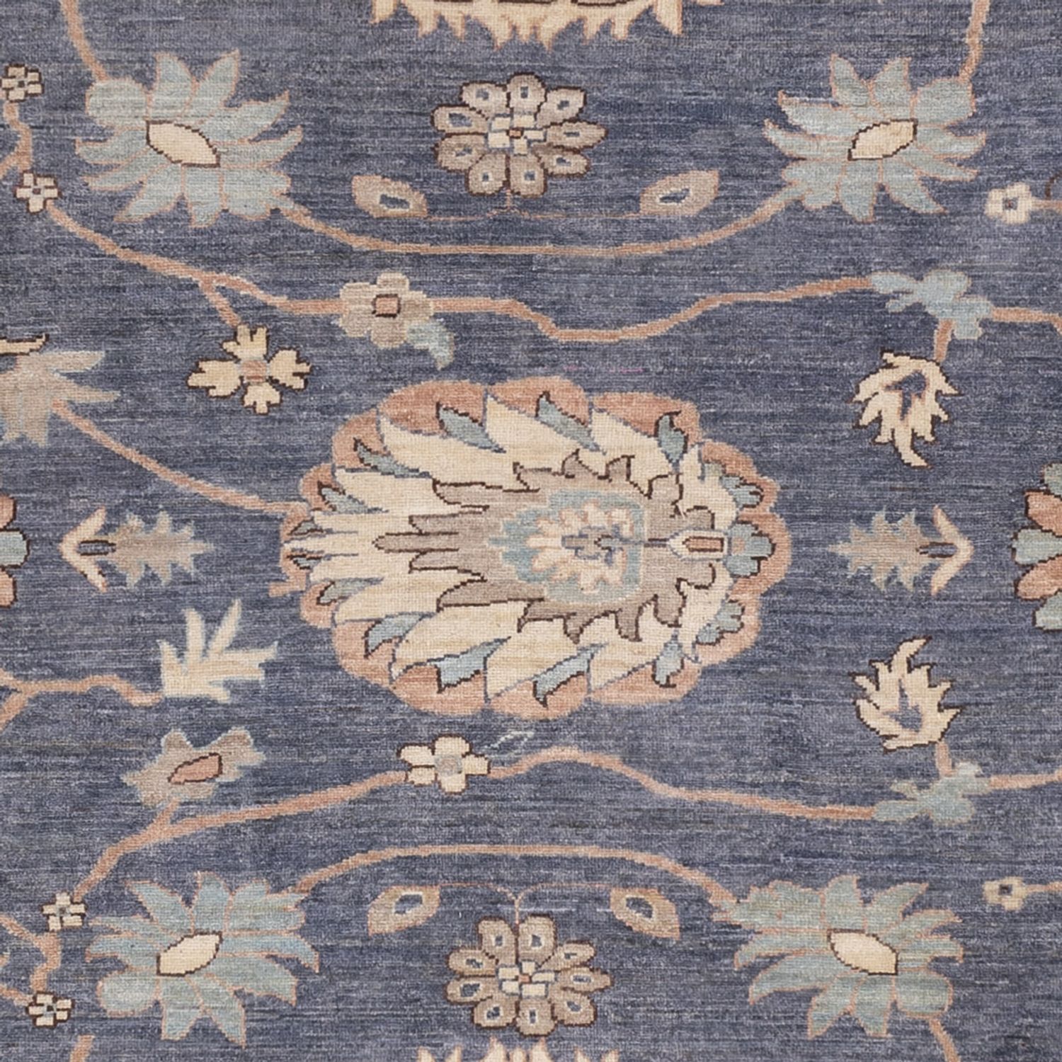 Ziegler Rug - Usak - 298 x 249 cm - sea blue