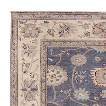 Ziegler Rug - Usak - 298 x 249 cm - sea blue