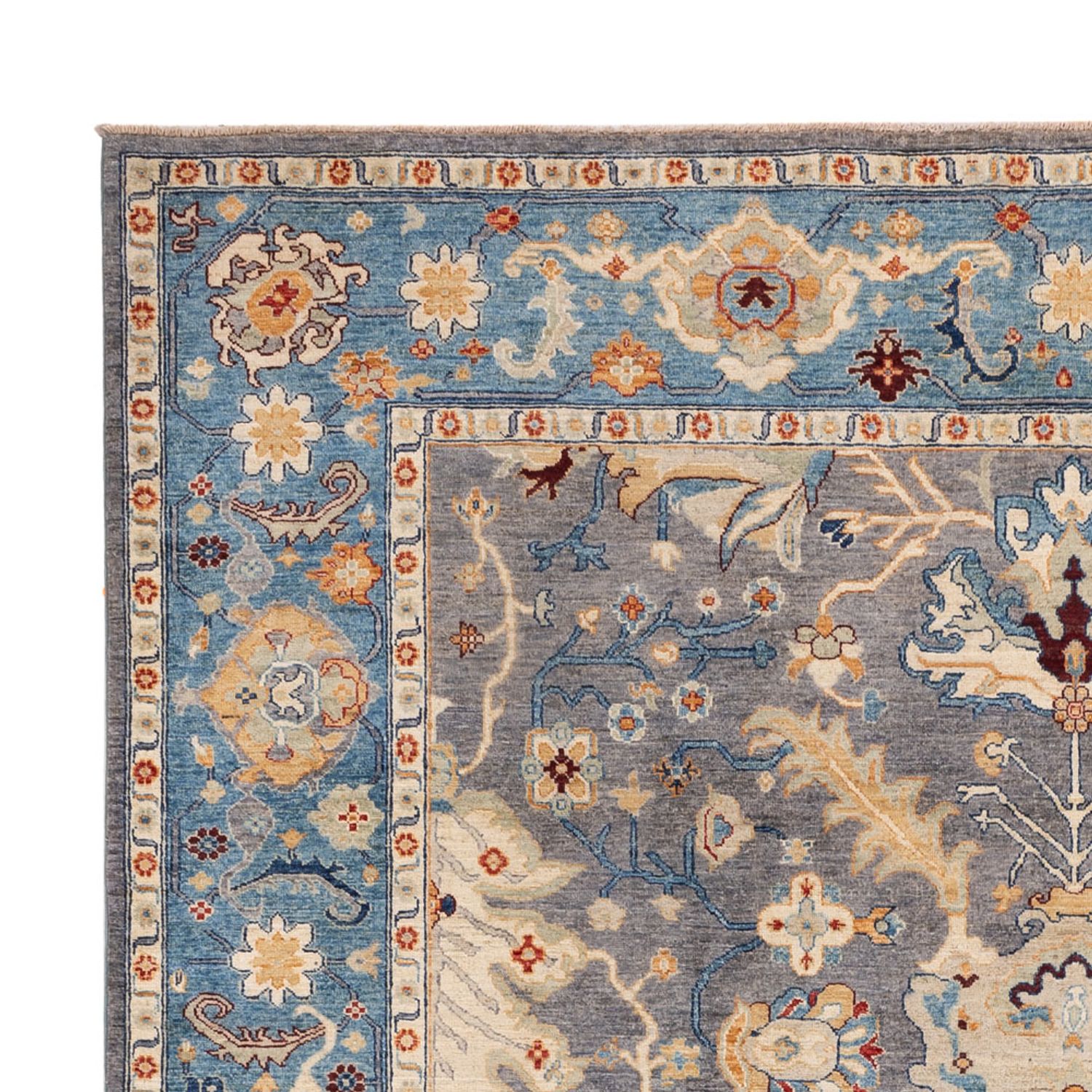 Ziegler Rug - Usak - 341 x 251 cm - dark blue