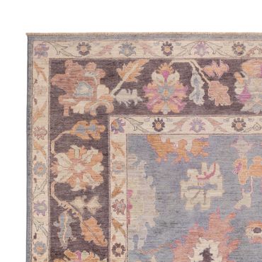 Ziegler Rug - Usak - 338 x 247 cm - light blue