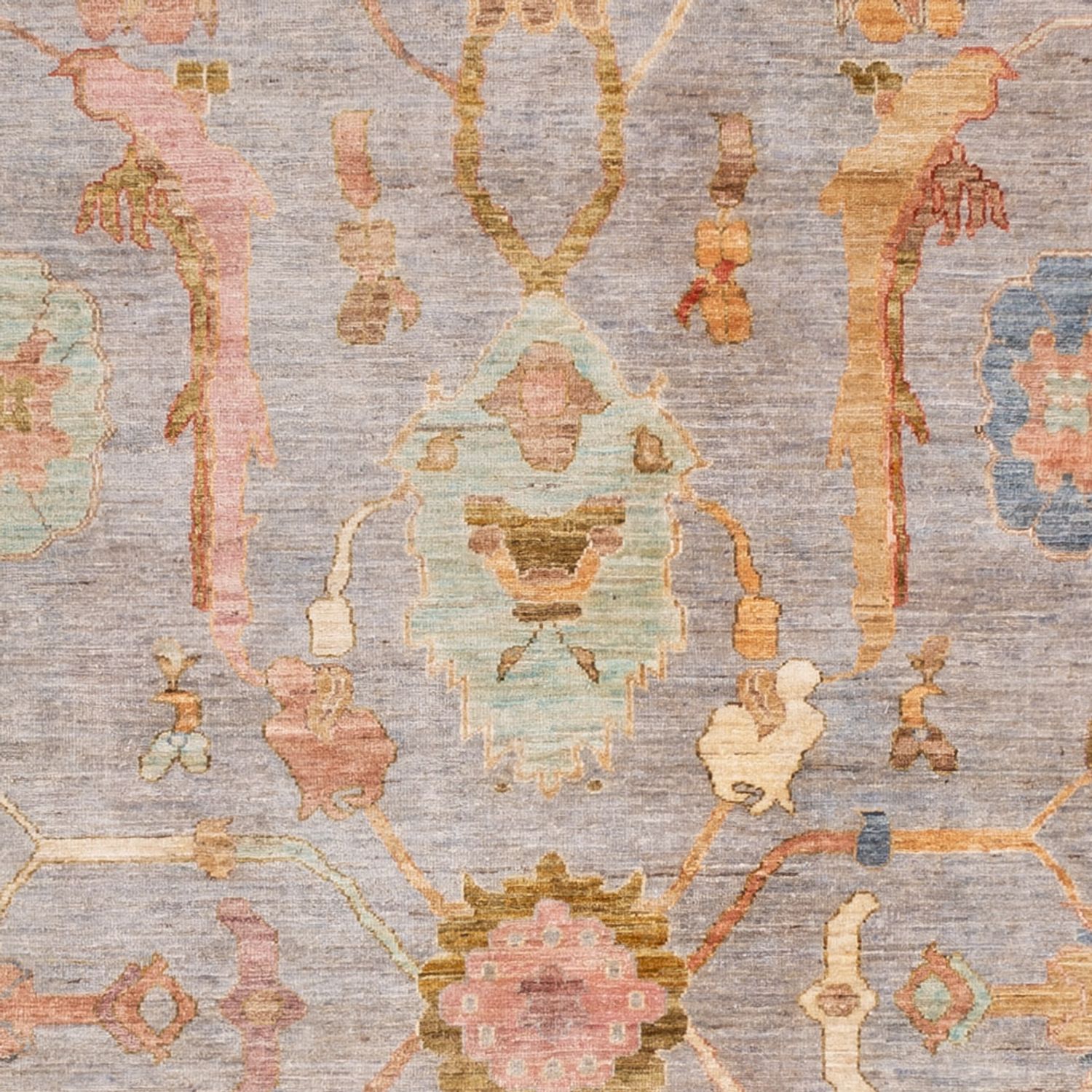Ziegler Rug - Usak - 306 x 243 cm - light blue