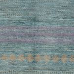 Designer Rug - 196 x 152 cm - dark green