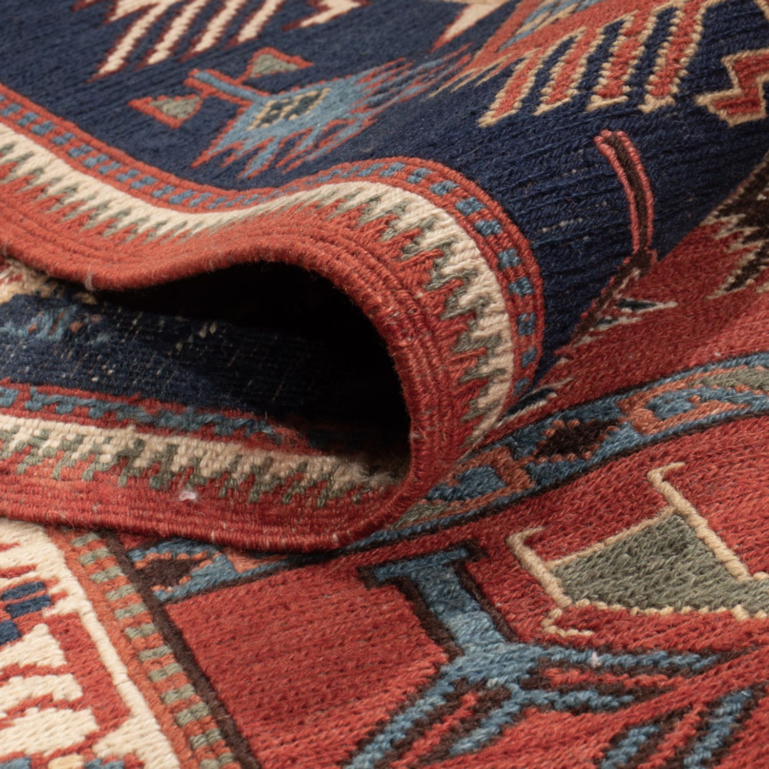 Kelim Rug - Oriental - Soumak square  - 205 x 192 cm - rust