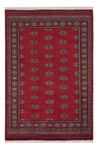 Pakistani Rug - 208 x 140 cm - red