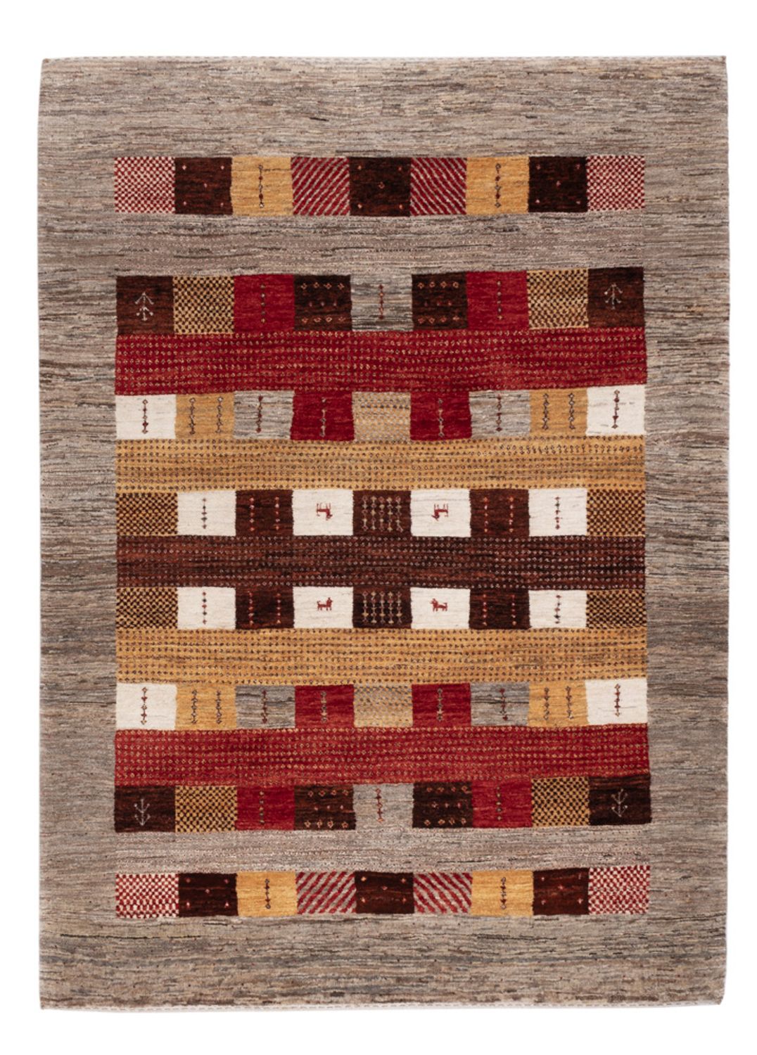 Gabbeh Rug - Loribaft Indus - 209 x 152 cm - multicolored