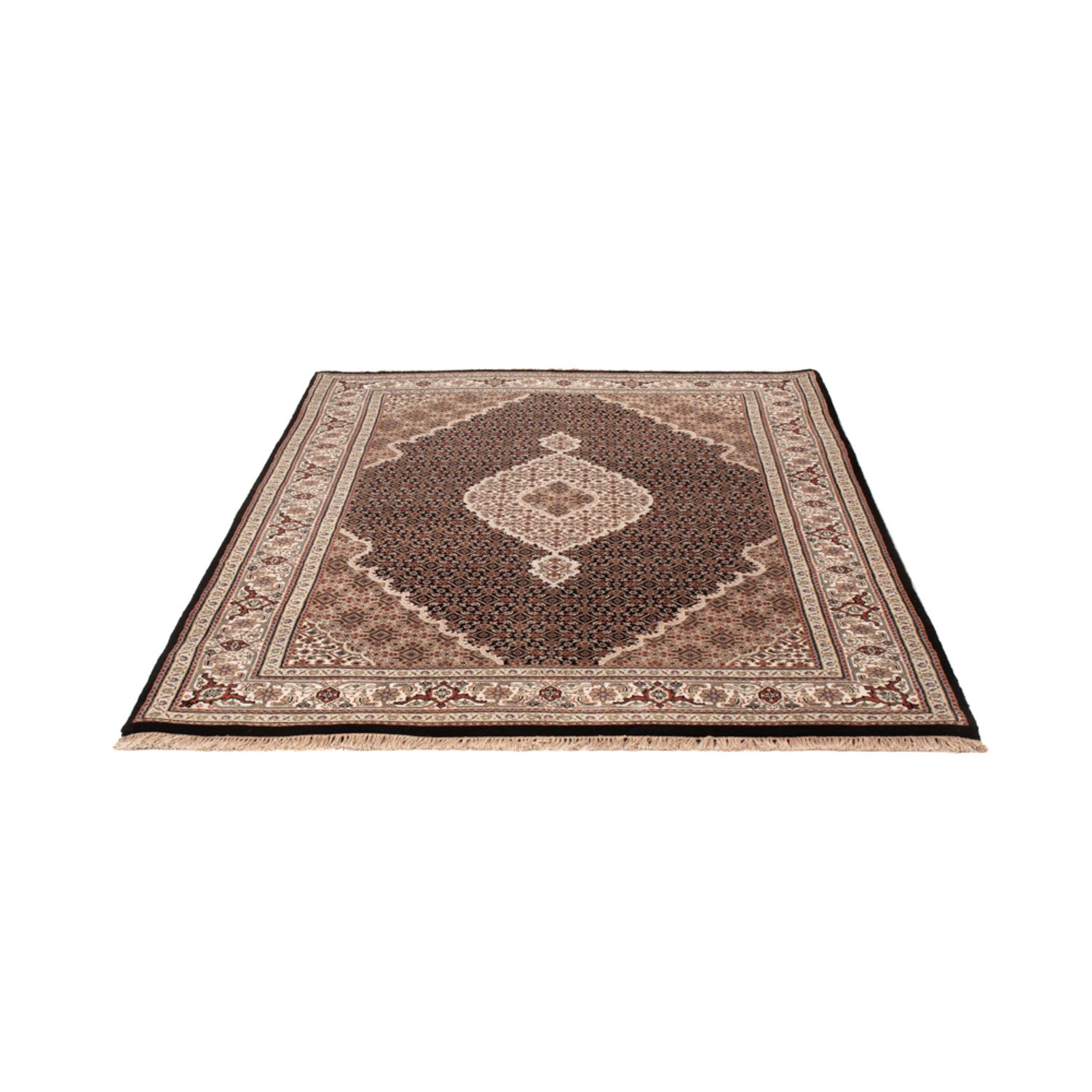 Oriental Rug - Tabriz - 204 x 142 cm - dark grey