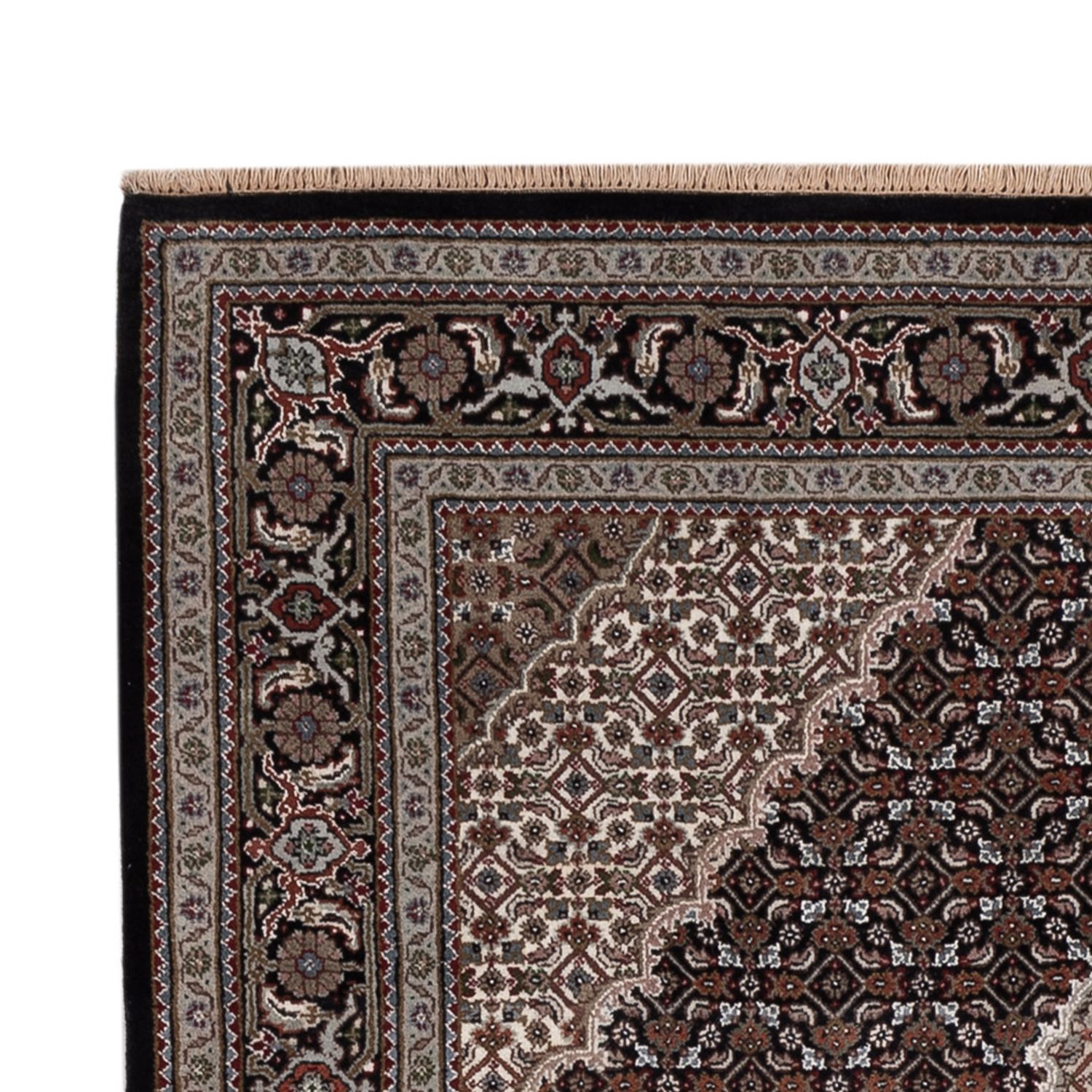 Oriental Rug - Tabriz - 205 x 143 cm - dark grey