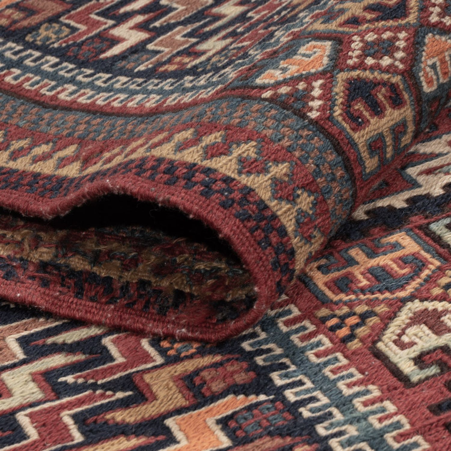 Kelim Rug - Oriental - Soumak - 215 x 155 cm - dark beige