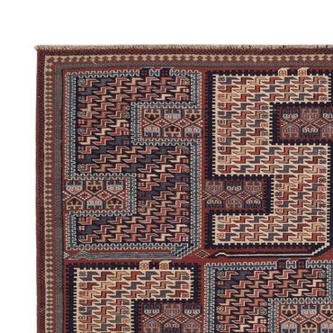 Kelim Rug - Oriental - Soumak - 207 x 165 cm - dark beige