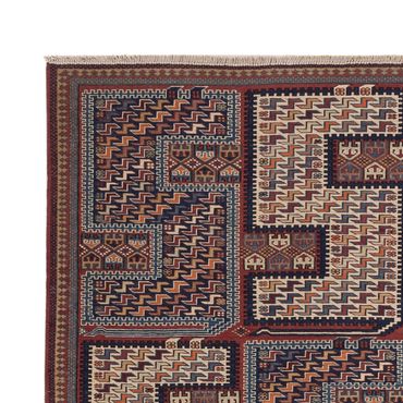 Kelim Rug - Oriental - Soumak - 215 x 159 cm - dark beige