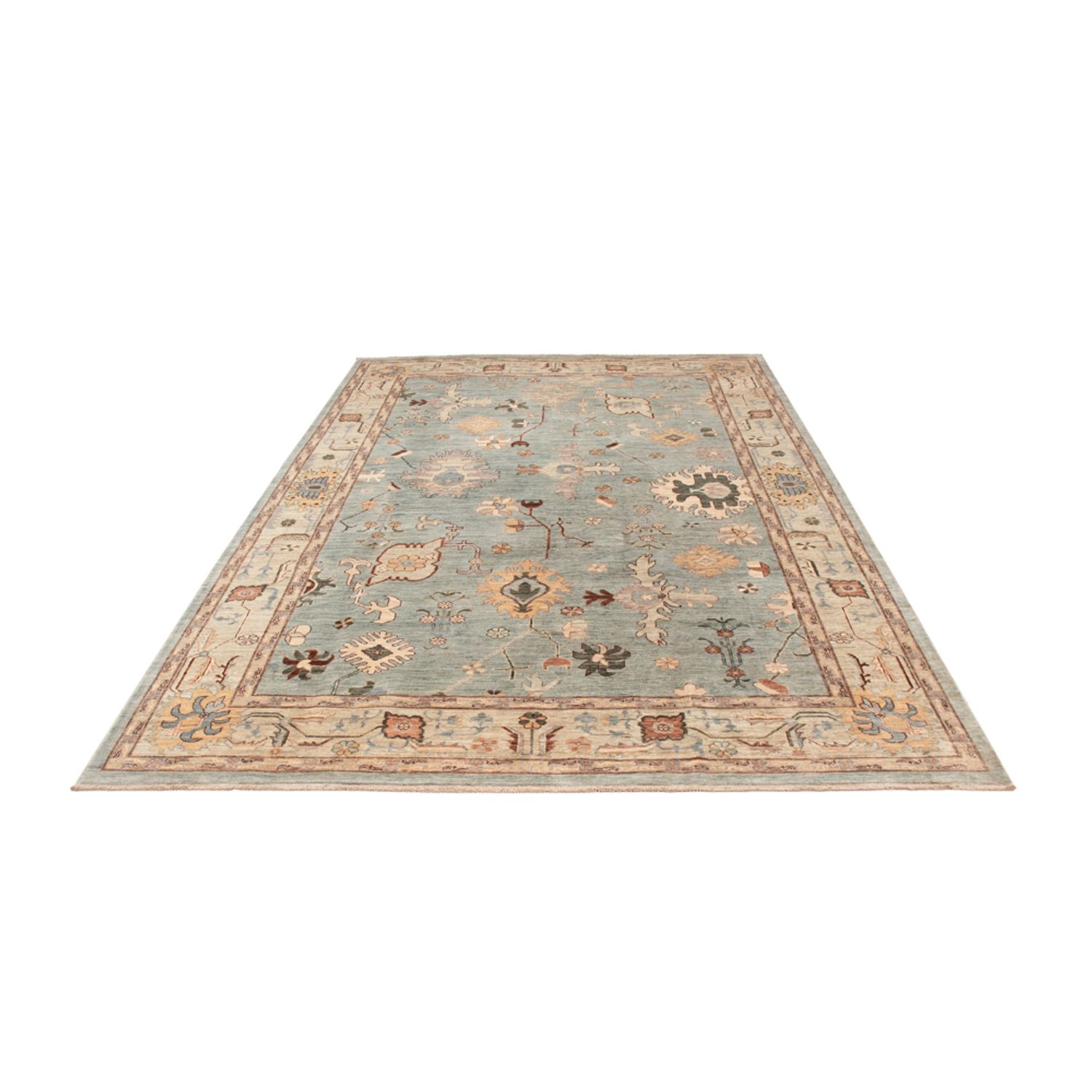 Ziegler Rug - Usak - 296 x 200 cm - light blue