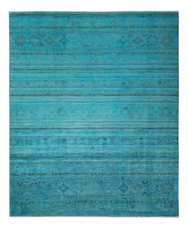 Designer Rug - 300 x 247 cm - turquoise