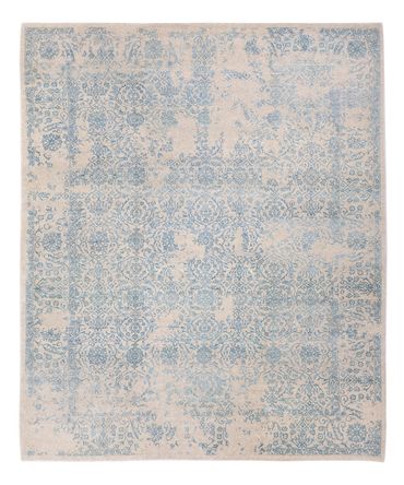Designer Rug - 289 x 241 cm - light blue