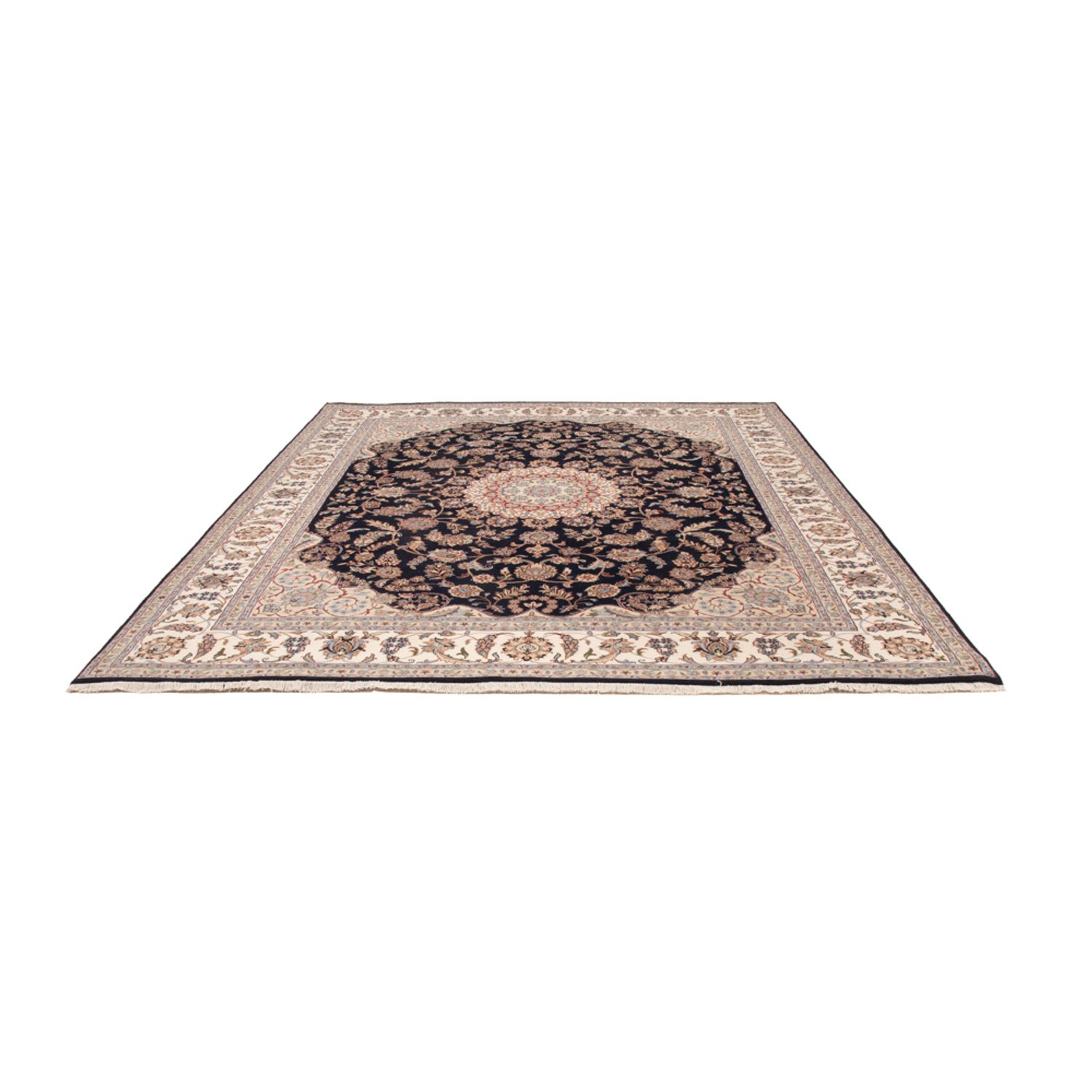 Oriental Rug - Nain - Indus - 309 x 251 cm - dark blue