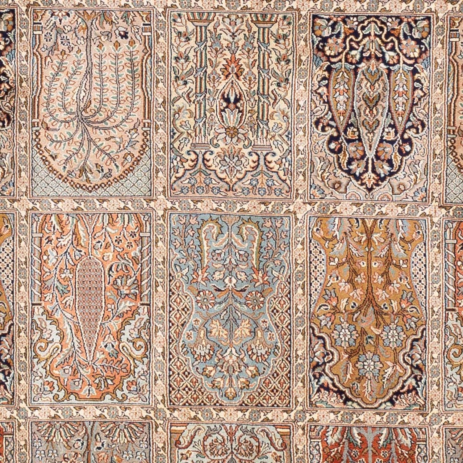 Silk Rug - Kashmir Silk - 307 x 250 cm - multicolored