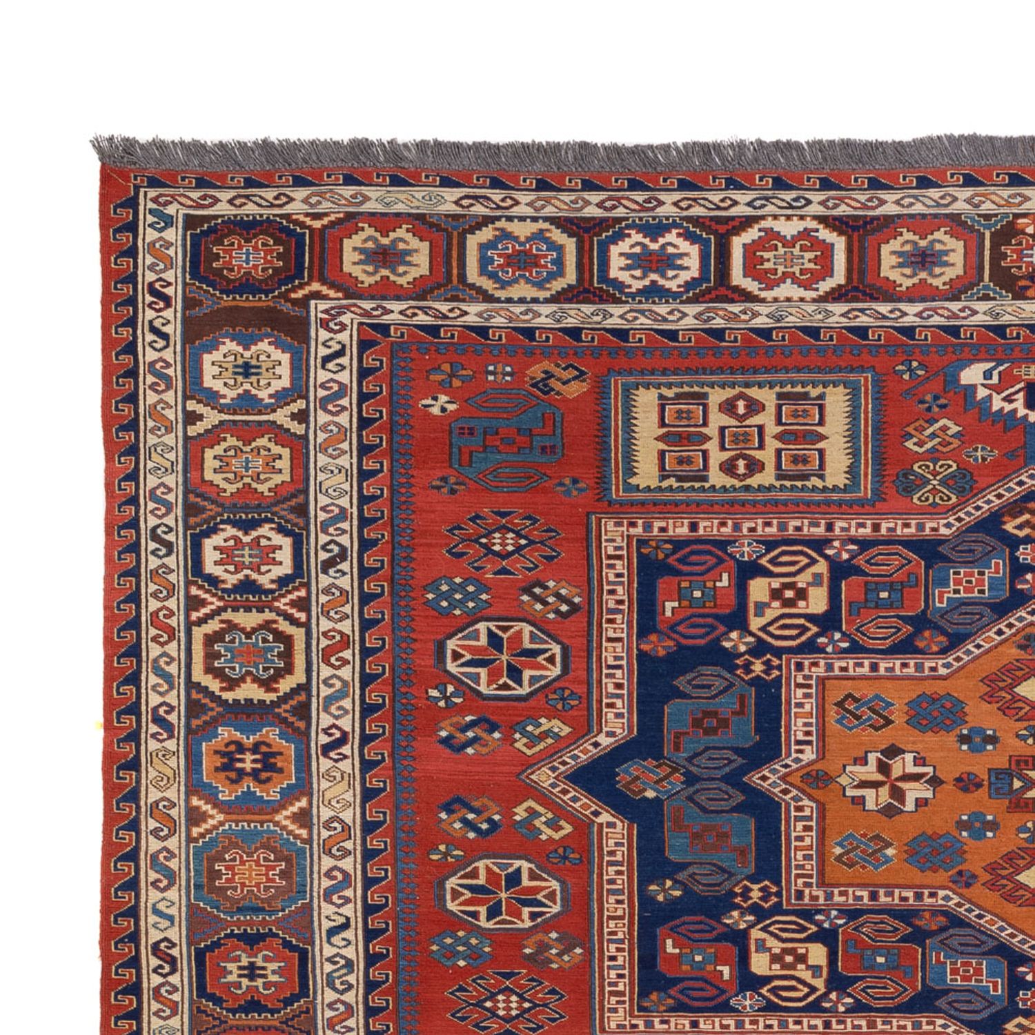 Kelim Rug - Oriental - Soumak - 323 x 236 cm - red