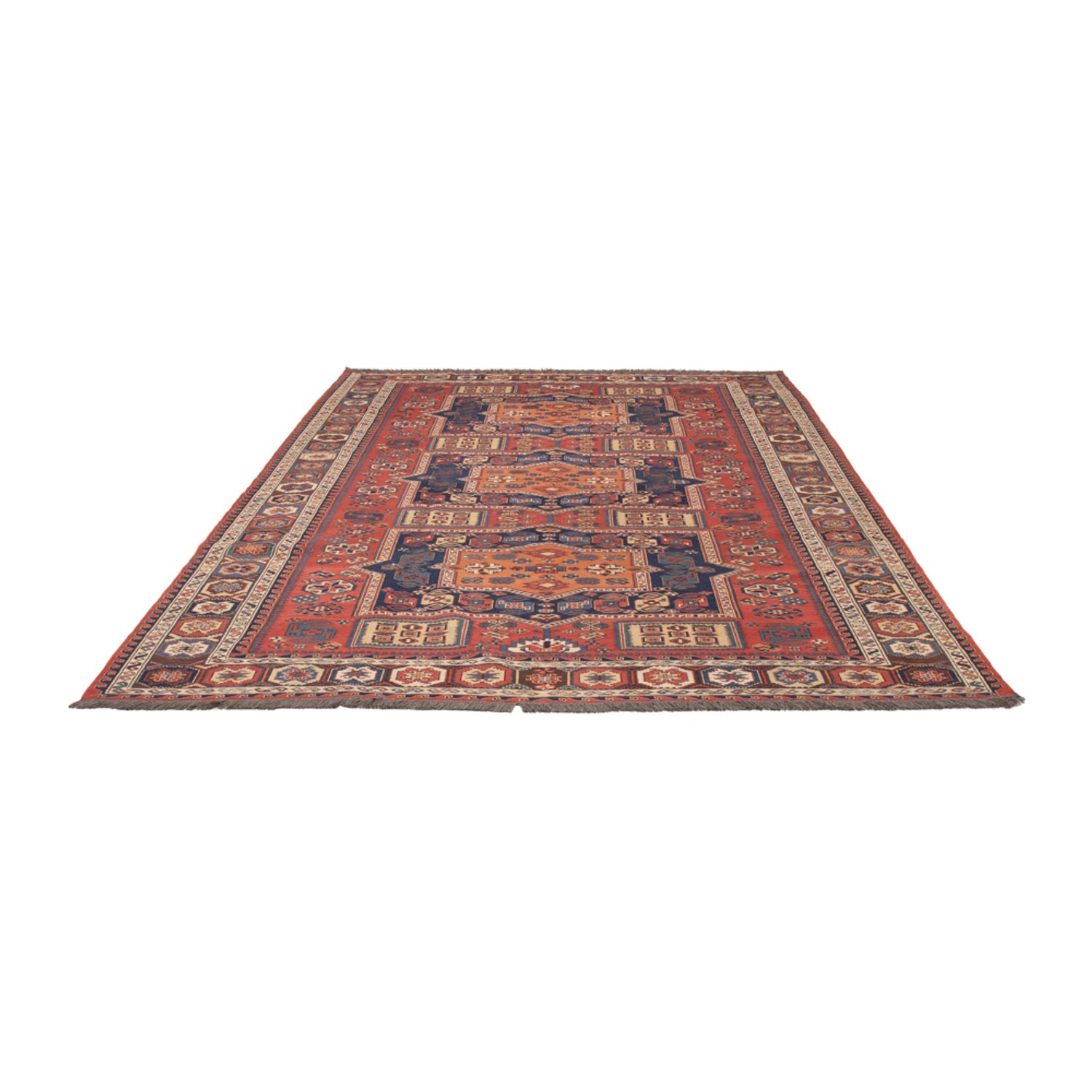 Kelim Rug - Oriental - Soumak - 323 x 236 cm - red