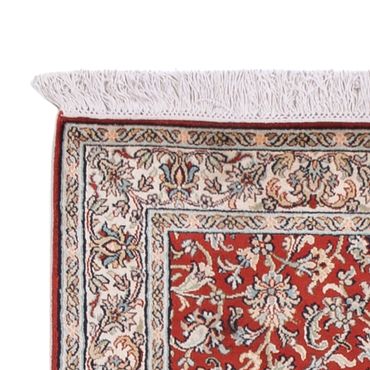 Runner Silk Rug - Kashmir Silk - 363 x 79 cm - red