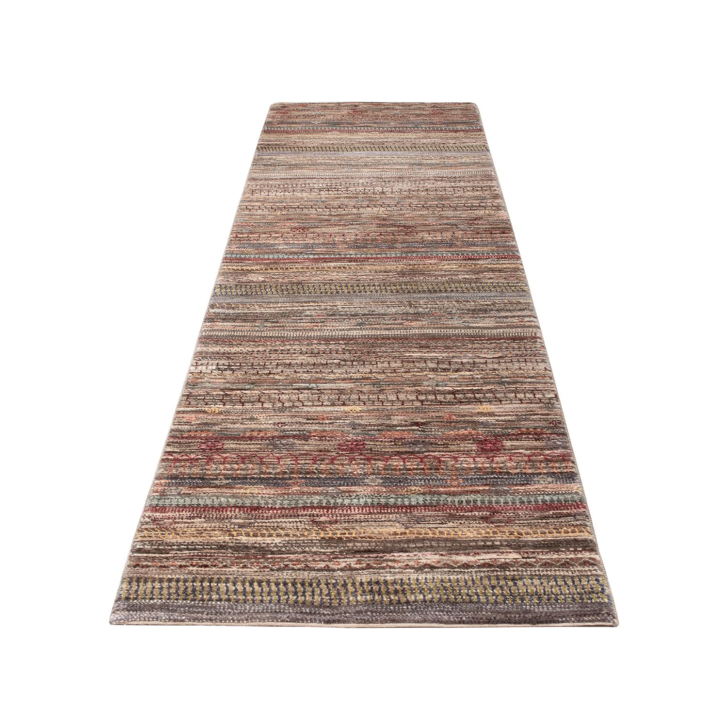 Runner Gabbeh Rug - Perser - 340 x 78 cm - multicolored